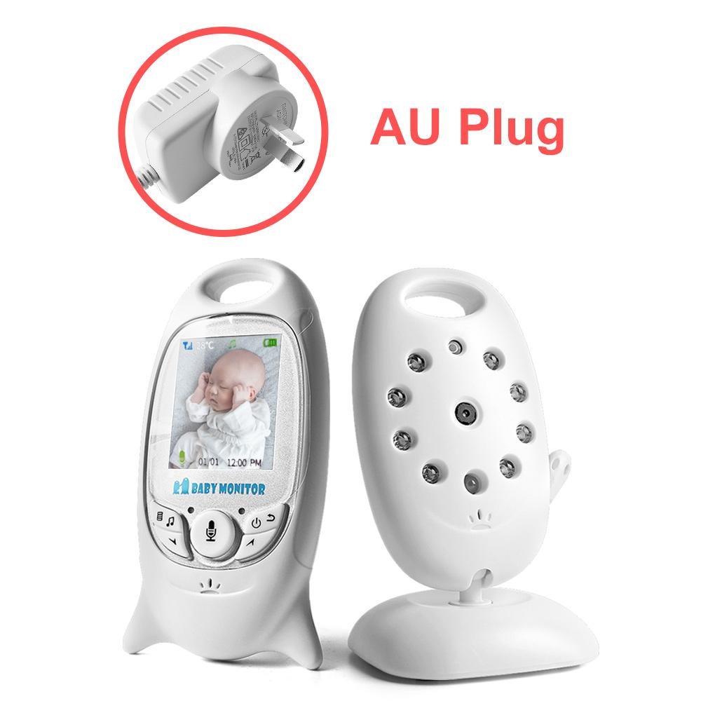 VB601 Video Baby Monitor Wireless 2.0'' LCD Babysitter 2 Way Talk Night Vision Temperature Security Nanny Camera 8 Lullabies