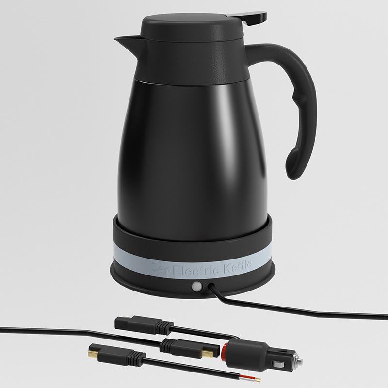12V/24V Portable Car Kettle - Rapid Heating Stainless Steel Electric Kettle