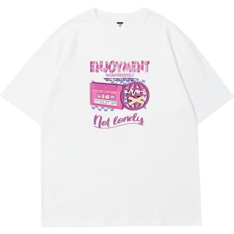 IU Lee Ji-eun Vintage Graphic Tee S