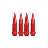 4pcs Car Universal Bullet Head Screws Valve Caps Personalized Modifications Pointed Valve Tips Bicycle and Motorcycle Tires
