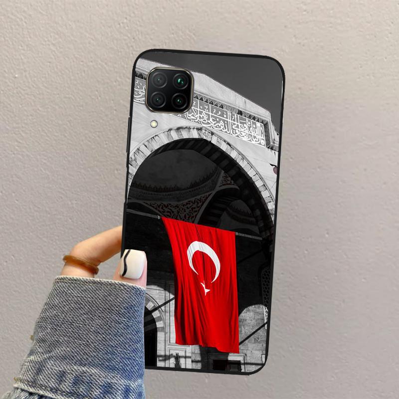 

Turkey Turkish Flag For Huawei Nova 3i 7i 8i 11i 12i 9 10 SE Y73 Y90 Y70 Y72 Y61 Y91 P30 P40 Lite P60 Pro Case Huawei P20 Lite