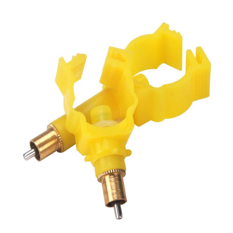 Králičí napáječka s měděnou hlavou - Automatická 1/4, 3/8 typ na kartu pro králíky, norky, lišky