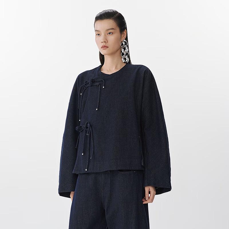 

Джинсовая куртка свободного кроя JNBY Весна 2025 L