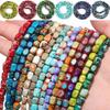 5×7mm Emperor Stone Scattered Pearls Exquisite Irregular DIY Bracelet Beads Colorful Lightweight Square Spacer Beads