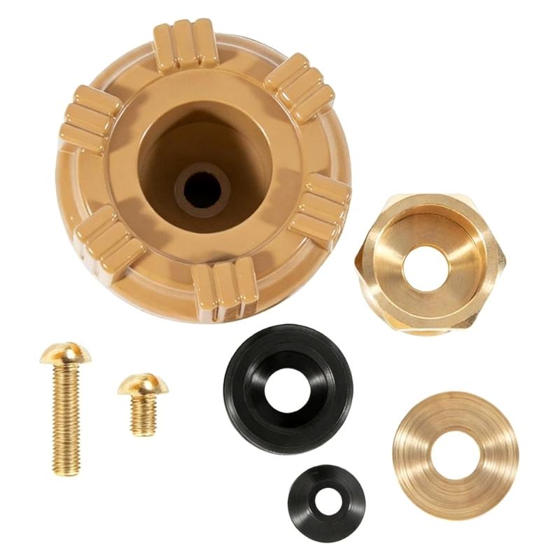 Металлическая Ручка с Винтами Гайкой Шайбой Клапаны Ремонт Смесителя Легкий Металлический Компонент Аксессуары для Смесителя Простая Установка 1