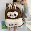 School Bag New Cartoon Rabub Backpack Cute Lamb Plush Lightweight Weight Backpack Ins School Bag
