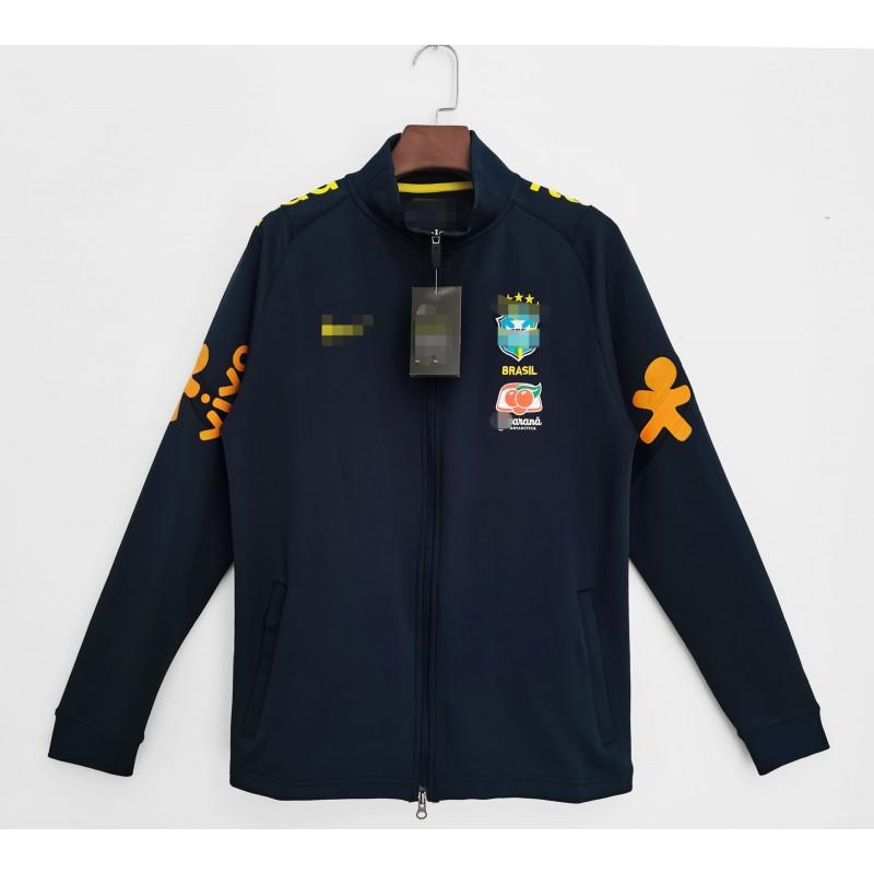 Men Women Retro Brazil Soccer Jersey