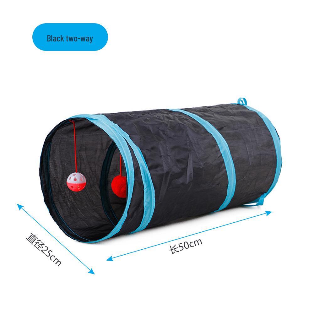 Foldable Rainbow Cat Tunnel: Interactive Cross-Border Play Tube for Cats