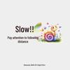 Cartoon Snail Reflective Rear Windshield Sticker - Slow Down & Keep Safe Distance