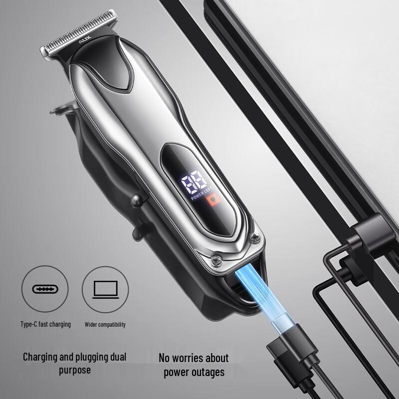 AUX Cordless Digital Hair Clipper CN plug (adapter included)