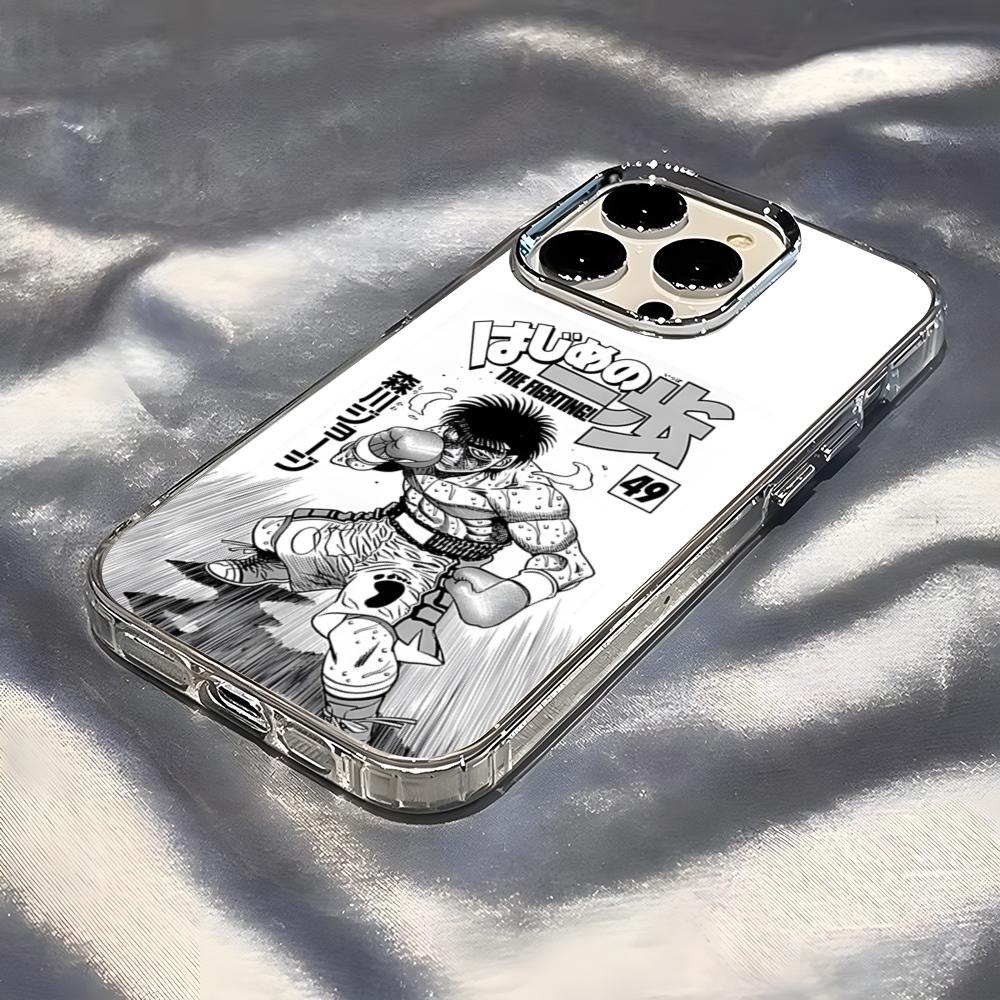 Japanese Anime First Fist Good Quality Phone Case For IPhone 17 Pro Max 16 15 14 Pro Max IPhone 13 Pro Max 11 Plus Transparent C
