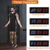 Koolertron Minutnik Sportowy z Pilotem, Duży Minutnik Interwałowy do Fitnessu, Treningu, Gotowania i Pomiaru Czasu Zawodów, Tabata, Emom i MMA