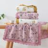 Coral Fleece Quick-Drying Super Absorbent Towel Set: Face Towels, Bath Towels, and Dry Hair Cap. Soft and Thick for Washing and Bathing.