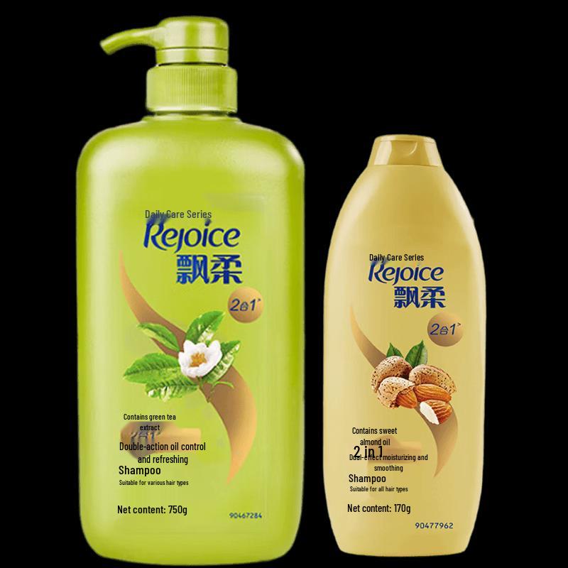 Rejoice Green Tea & Almond Dual-Action Shampoo Set