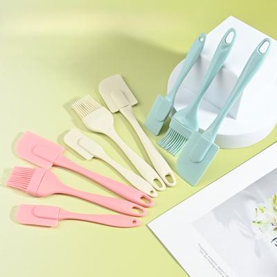 3 ks Krémová škrabka DIY Chlieb Tortový Maslová špachtľa Mixér Olejová kefa Kuchynský Nástroj na pečenie Silikónová špachtľa Nepriľnavá