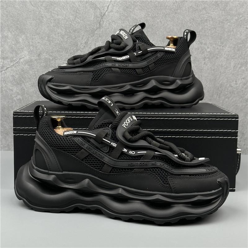 New Autumn Men's Sneakers Men's Comfortable Platform Shoes 2024 Trend Lace-up Vulcanized Shoes White Casual Sneakers Zapatillas