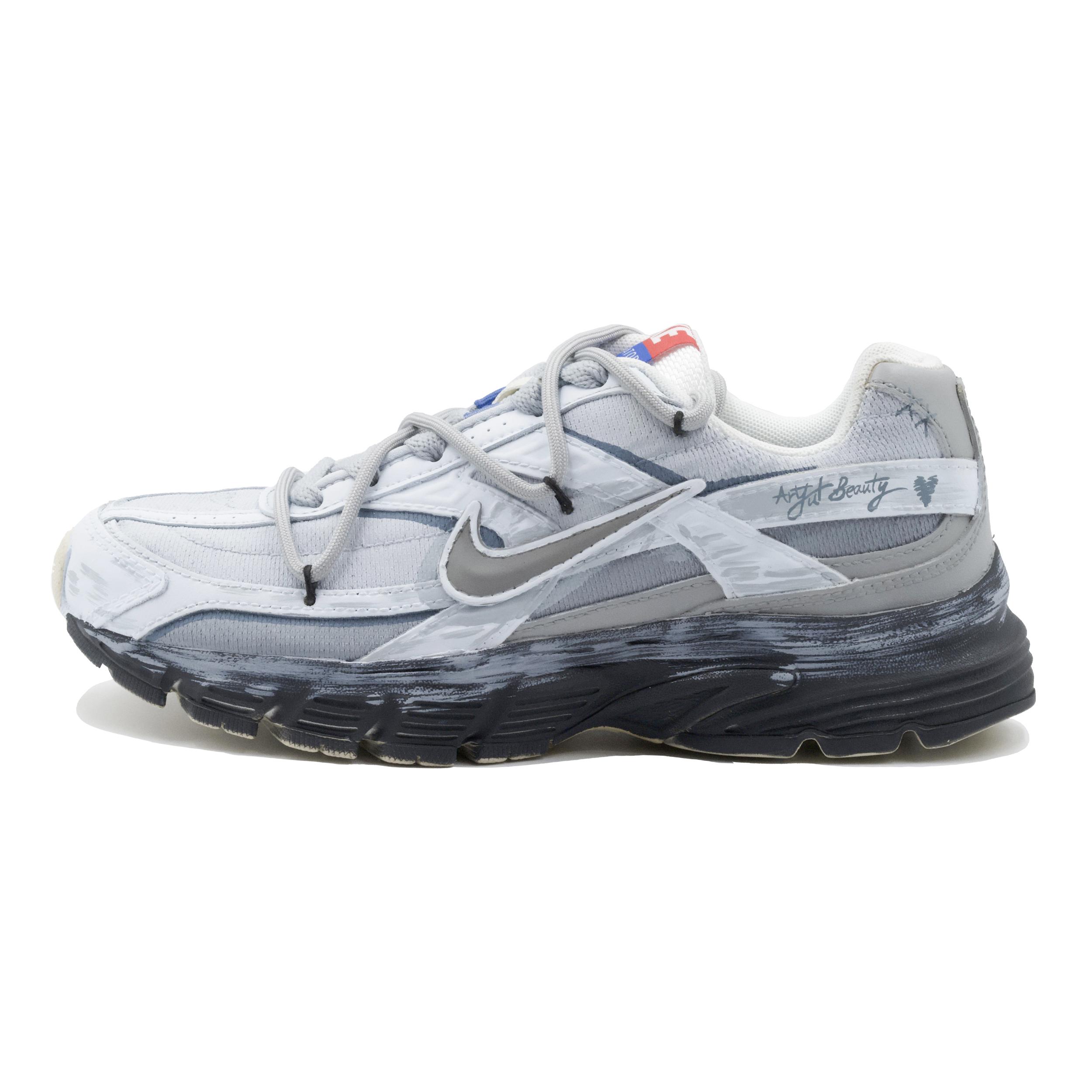 

Nike Initiator Cushioning Abrasion Resistant Slip Resistant Low top Running Shoes Unisex Blue Gray HQ1183-141(Team1632-) 40