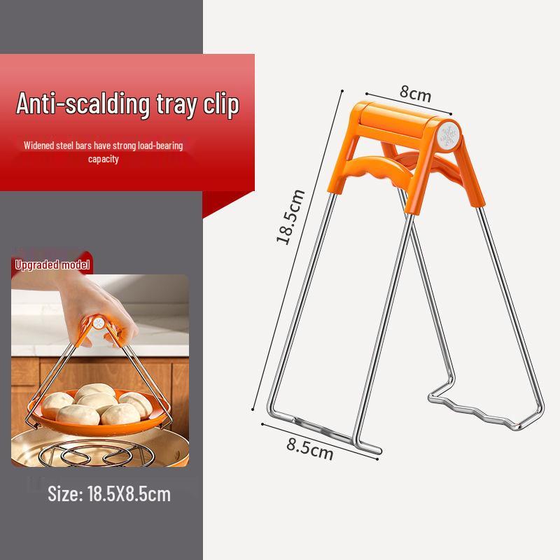 Anti-Scalding Non-Slip Tray & Bowl Lifter Clip for Kitchen Use