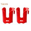 1/2Pcs Red Cookie Holder Mug 10-Cookie Stand Plastic Cup Side Cookie Organizer Freshness-Sealing Cookie Container Storage Red Cookie Cup with Storage