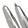 Pilot CAPLESS STRIPE Rhodium Vanishing Point Fountain Pen Fine Nib FC-3MS-S-F with Converter