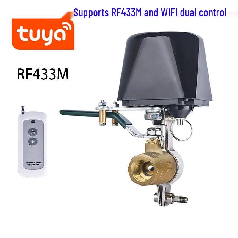 Контроллер клапана с двойным управлением RF433M и Tuya Wi-Fi, Умный манипулятор Tuya No