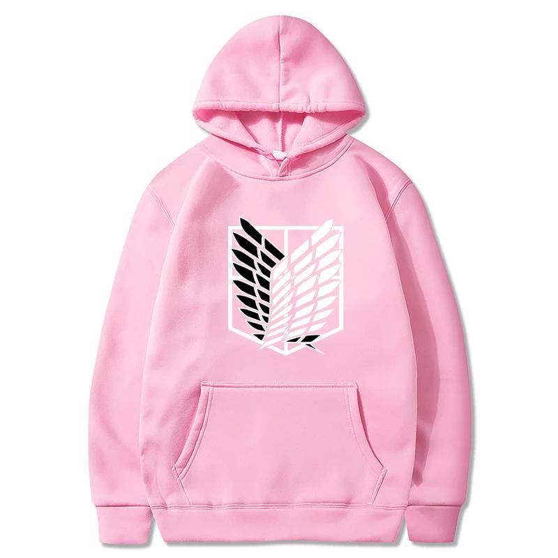 Women's Long Sleeves Japan Anime Attack on Titan Women Hoodies Autumn Winter Sweatshirts Hoodie Fashion Sweatshirts