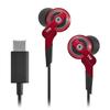 Radius New VOLT series standard model with heavy featuring a structure wired design HP-NHR11C High-Resolution USB-C Earphones ear's bass, High-MFD