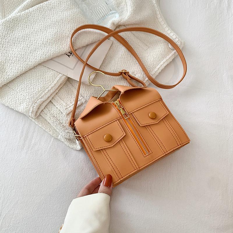 

Trendy Mini Bag 2026 Summer New 3D Jacket-inspired Clothing Bag Fashi Casual Square Crossbody Bag помаранчевий