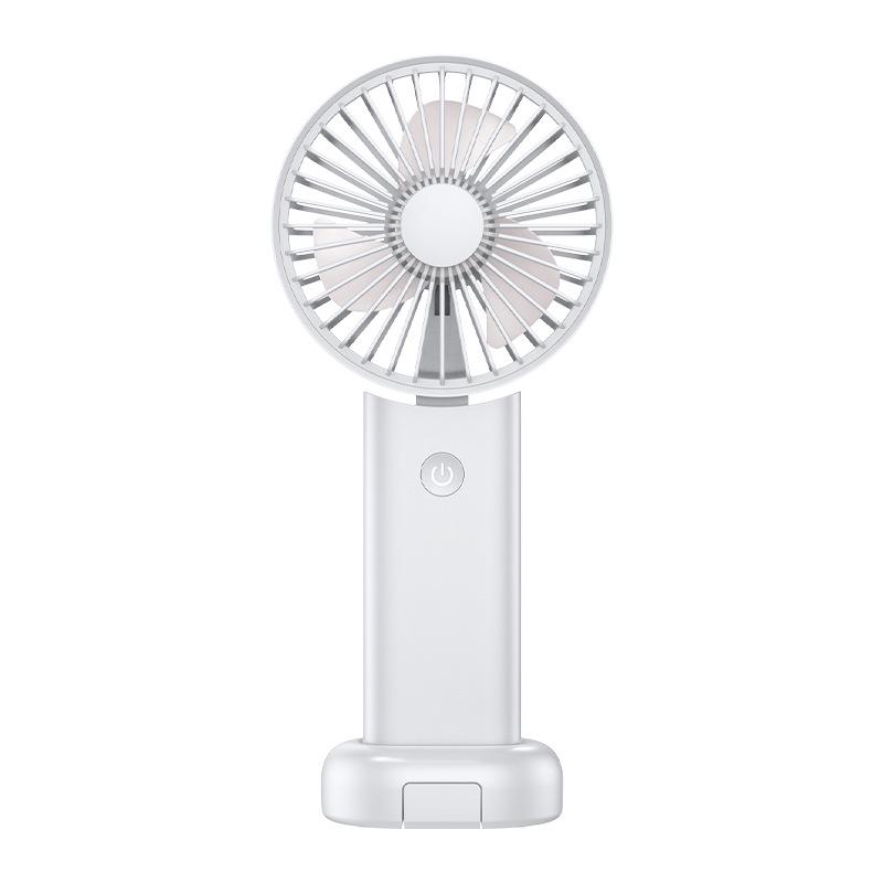Customizable Rechargeable Mini Handheld Fan: Foldable, Silent, Neck-Hang Portable USB Fan 2400mAh
