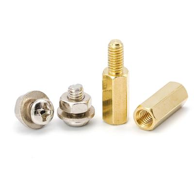 Kit de espaçadores de latão sextavados M3 macho-fêmea Celsiusset com parafuso, porca e arruela Kit de sortimento de espaçadores para placa-mãe pcb