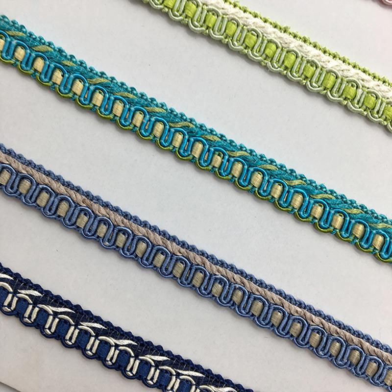 15 Meter Quastenfransen-Spitze im europäischen Stil Besatzkante Band für DIY Nähen Bekleidung Vorhang Sofa Kissen Polsterhandwerk Dekor