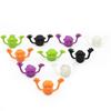 5pcs Plastic Mini Ghost Head Finger Puppets  Games Zombie Decoration