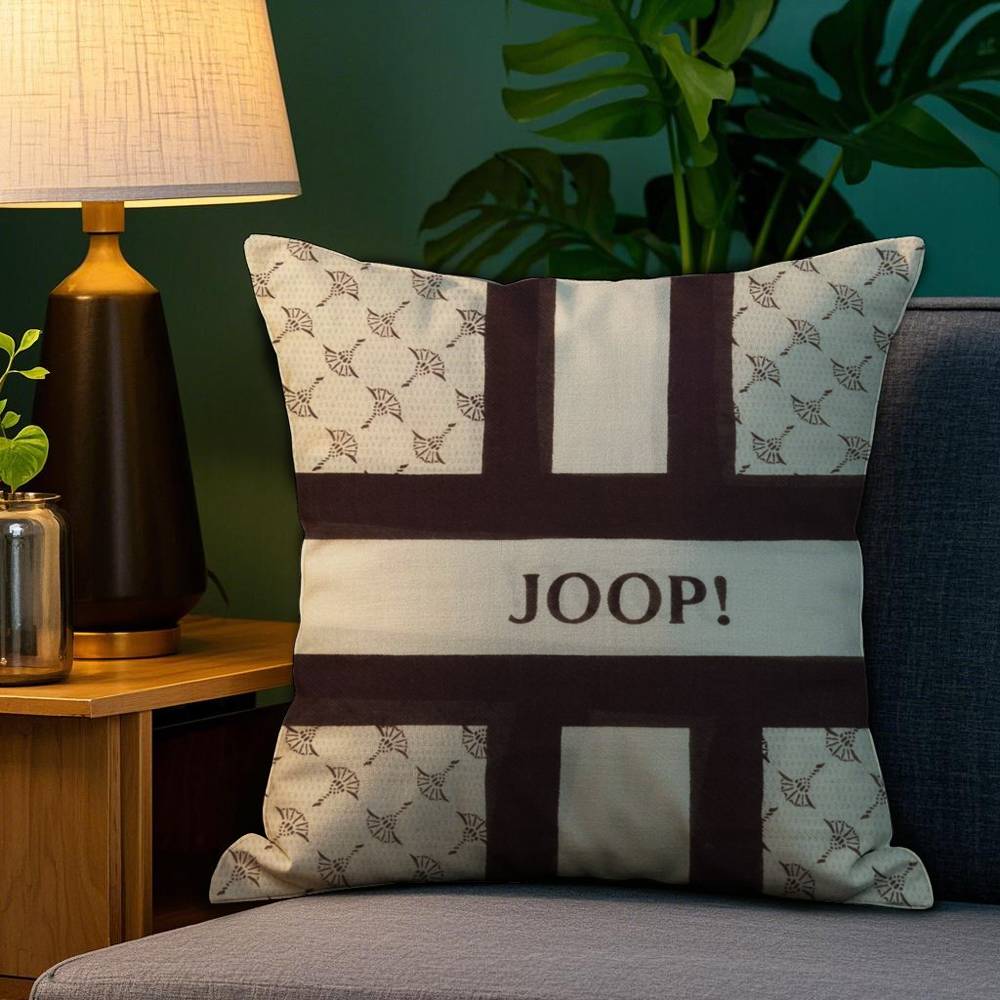 Custom J-JoopS Cool Pillow Case Anti-dustmite Pillowcase Invisible Zipper Silky Sofa Cushion Cover