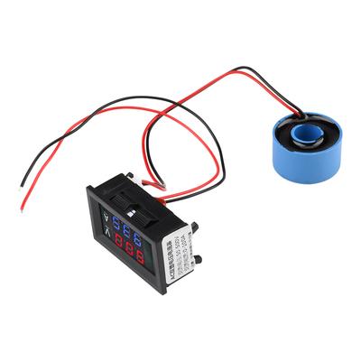 AC 50-500V Digital Voltmeter Ammeter 10A 50A 100A 220V Voltage Current Meter Tester Detector 0.28" LCD Display with Transformer