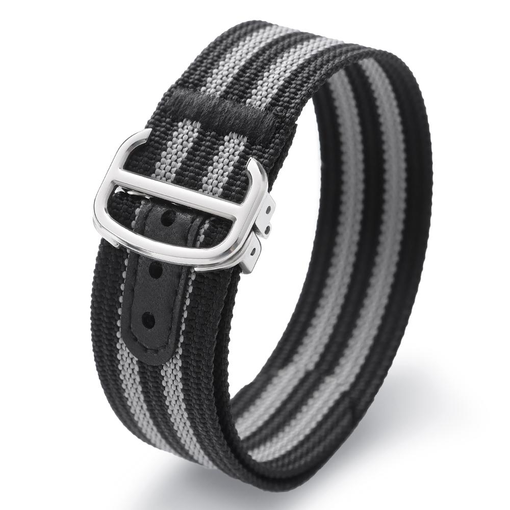 20mm High Quality Nylon Watch Strap Green Black Watchband for Men Military Casual Watchband Army Sport Bracelet Replacement Belt