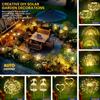 Garden Decoration Solar Light for Outdoors DIY Dandelion Solar Plug Garden Lighting Weatherproof Solar Firework Lamp Patio Lawn