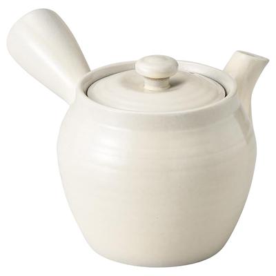 Banko Ware Capacity Vase White Made In 18548 Teapot, 2-person (approx. 350ml), 1.5-go Size, Shape, Glaze, Japan,