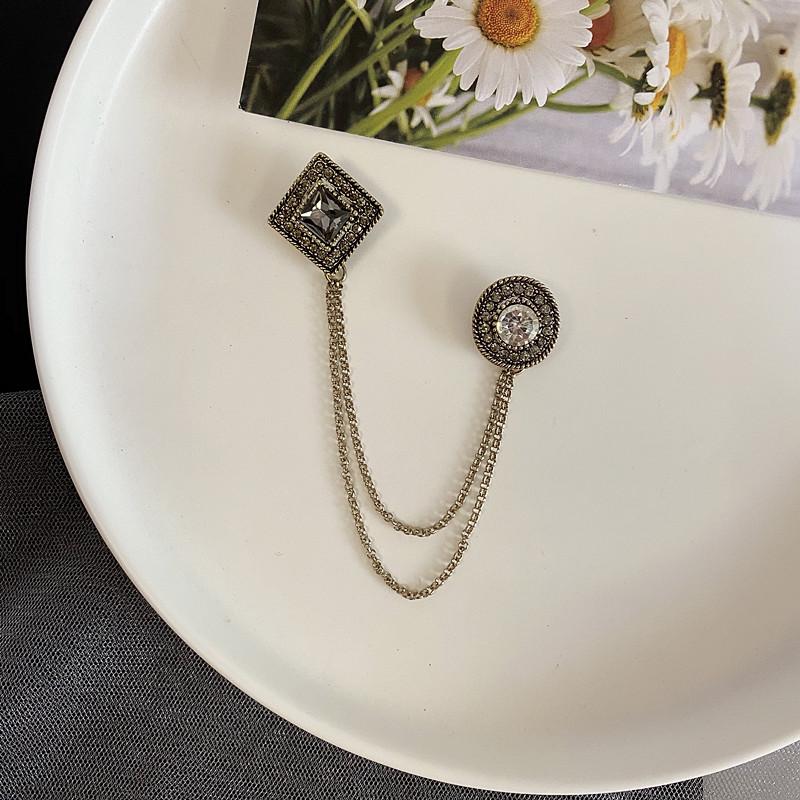 

Винтажная роскошная брошь-цепочка с кисточкой в стиле барокко, знаменитый цветок розы, жемчуг, хрустальные броши для женщин, ювелирные подарки