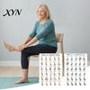 Gentle Workouts For Elderly 2Pcs Chair Yoga Poster Set, 30 Day Seated Exercise Chart for Easy Home Seniors, Stretching Workout Guide Elderly, Strength