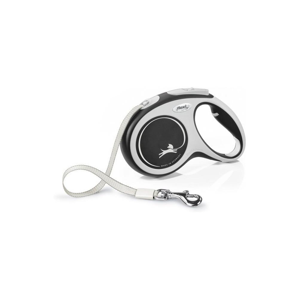 FLEXI New Comfort automatic dog leash L 8 m, black