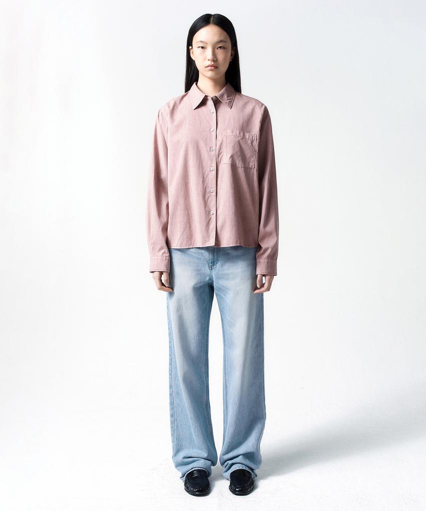 INSILENCE WOMEN Classic Washed Denim Light Blue