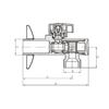 Idmar Angle Ball Valve with Filter 1/2"x1/2"