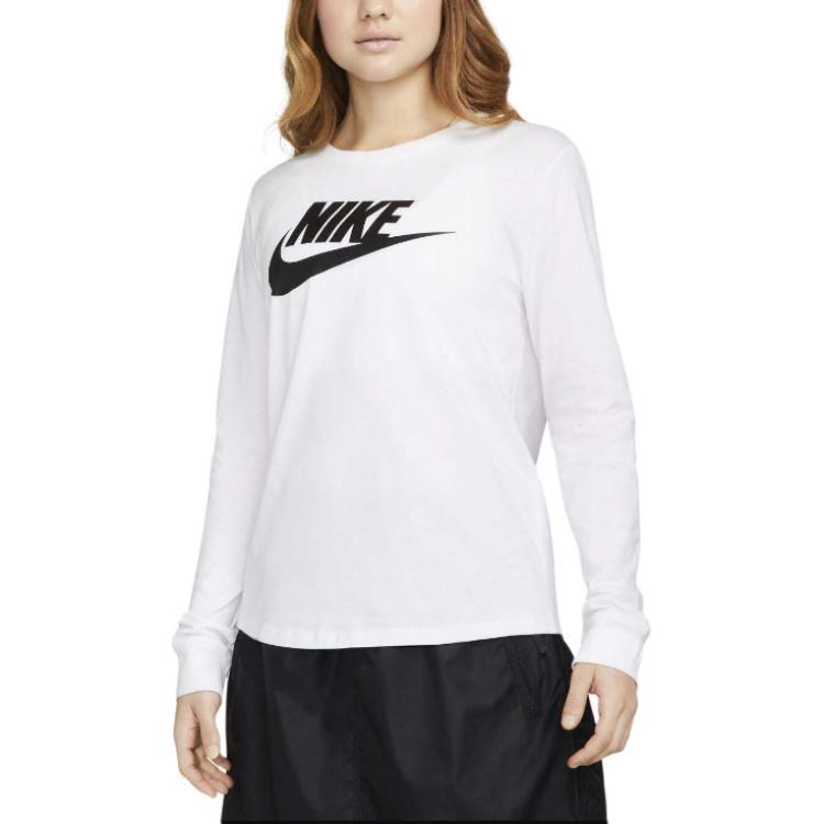 Nike T Shirts Women's White Crew Neck Moderate Other FJ0442-100