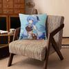 Anime Ganyu Game   Decorative Pillowcase Square Pillowcase Home Office Decorative Cushion Cover