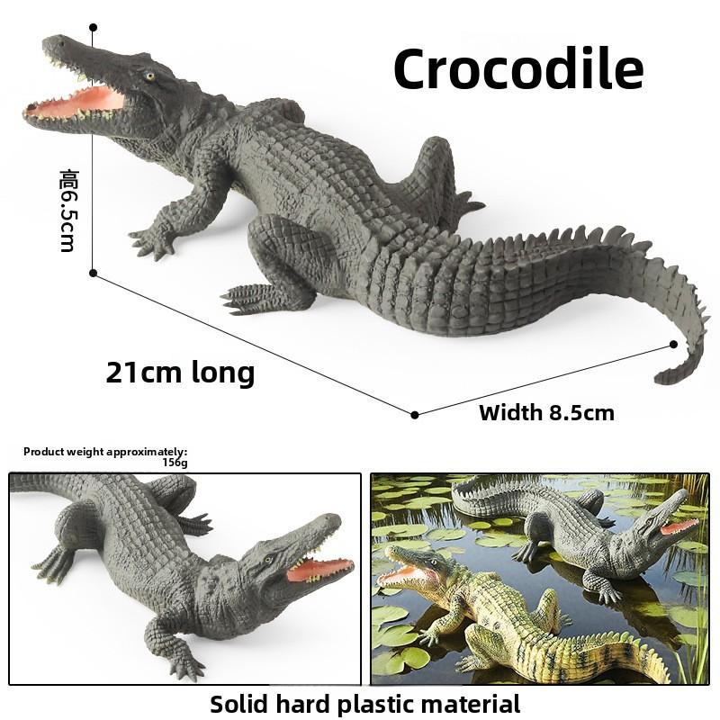 Snake Amphibian Animal Crocodile Toy Model For Kids Educational And Display Use