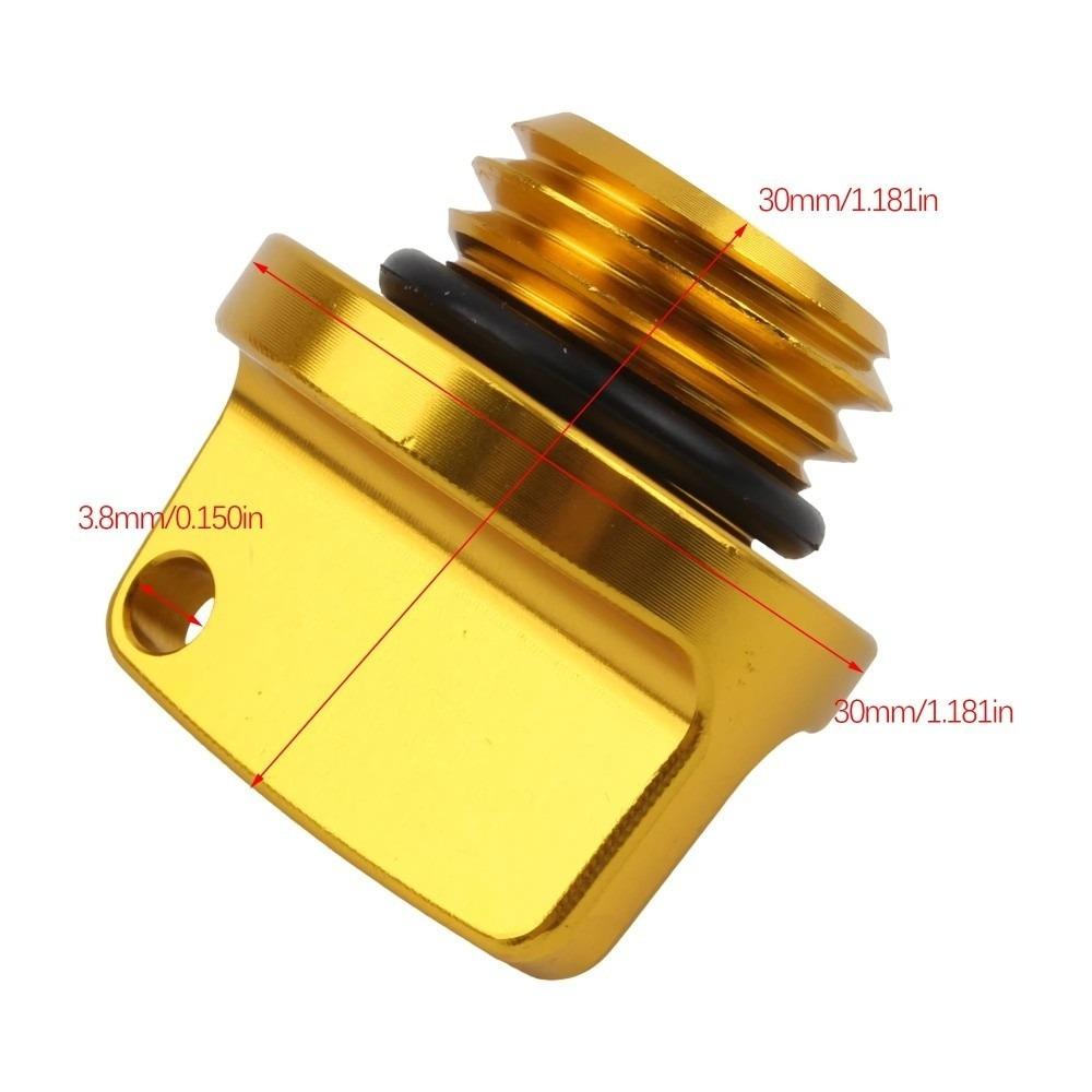 Oil-Cover CNC Motorcycle Oil Cap Aluminum Universal Engine Oil Cap Screw-On Engine Oil Plug Motorcycle-Owners