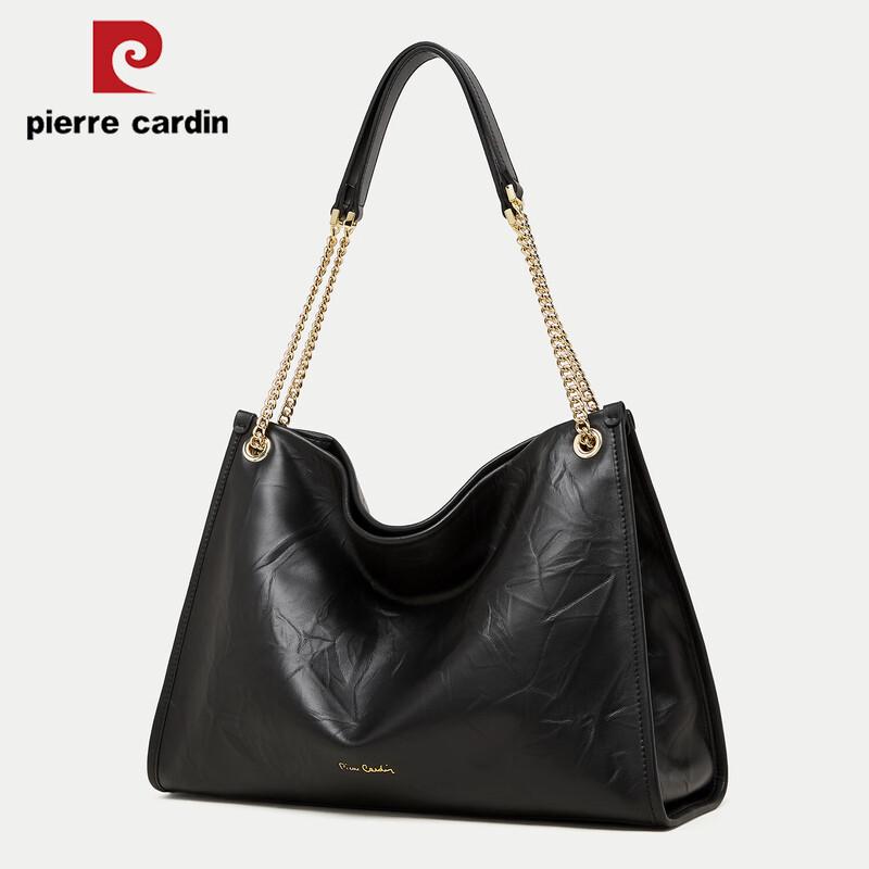 Pierre Cardin Women s Leather Palm Grain Shoulder Tote Bag Gift Box