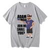 Adam The Woo 2026 T-Shirts Buchstabendruck Fans Mode Unisex Streetwear Unisex Damenbekleidung Hip Hop Baumwolle Herren T-Shirts Druck-T-Shirts