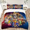 Super Smash Bros Fighter Roster Printed 3pcs Bedding Set Soft Microfiber 1 Duvet Cover And 2 Pillowcases Home Bedroom Decor Xmas Gift Q1710