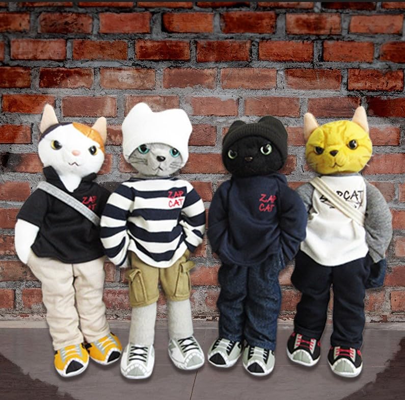 Naitou Design ZAP CAT Plüschtier Klein Aki,